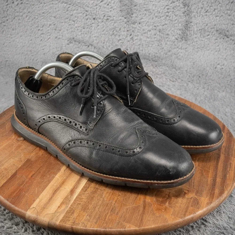 Cole Haan Grand‎ OS Mens(Sz 10.5 M) Black Leather C13412
